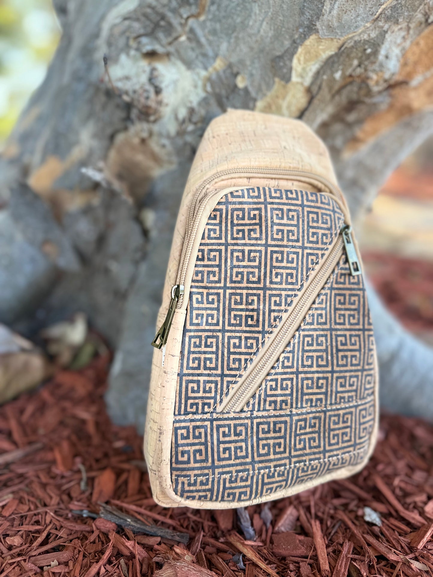 Unisex Cork Sling Crossbody
